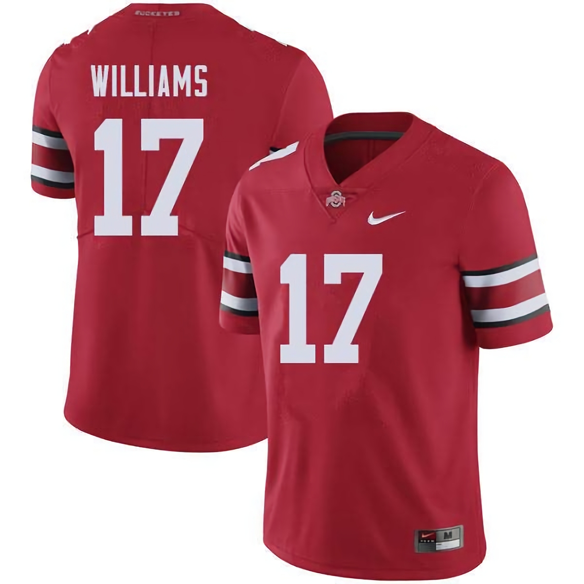 Alex Williams Ohio State Buckeyes Men's NCAA #17 Nike Red College Stitched Football Jersey EEX0856YG